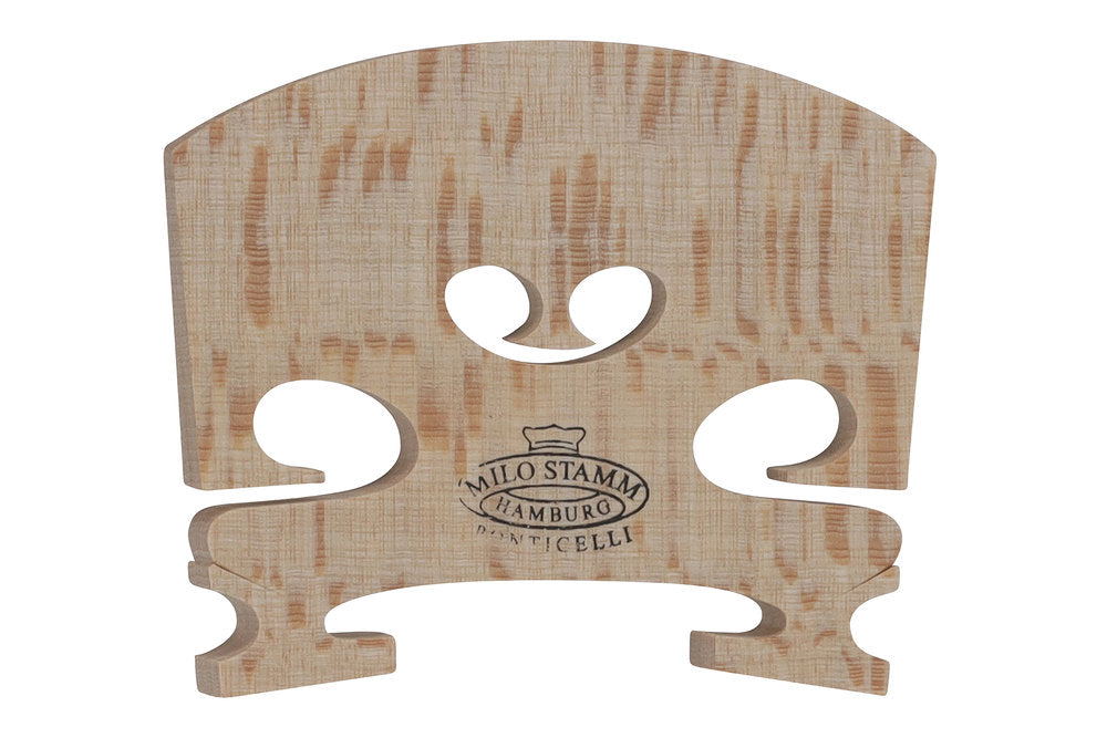 Puente para viola Milo Stamm Royal modelo E, corazón bajo, 46 mm