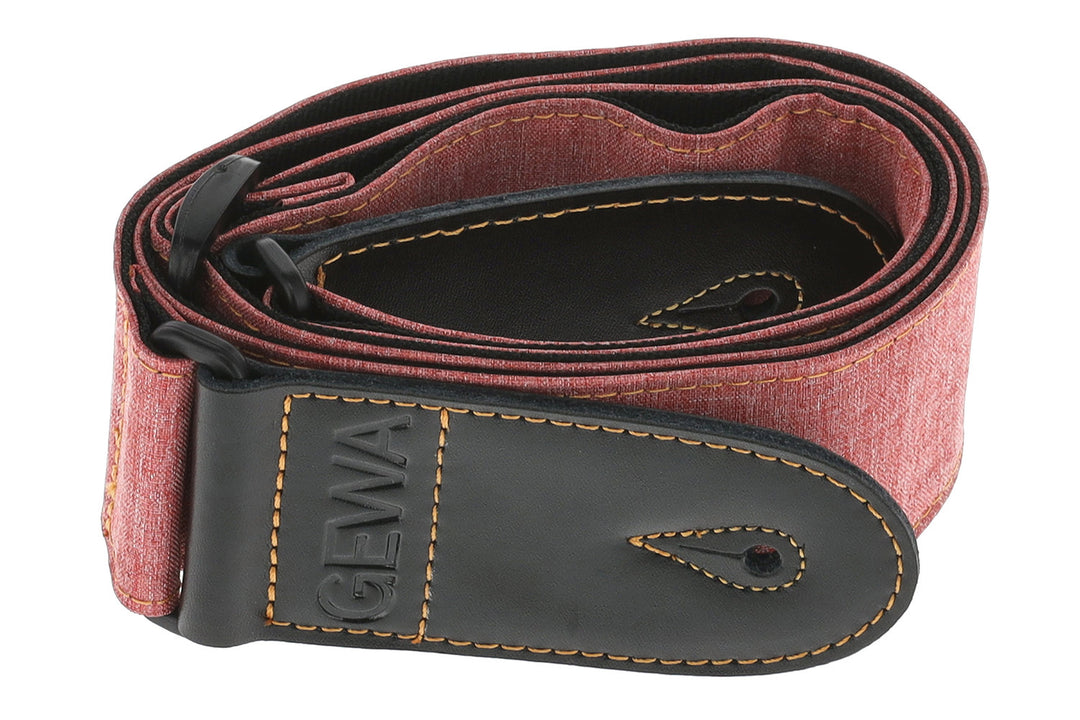 GEWA Correas de Guitarra Nuevos colores - rojo baya (60 mm)