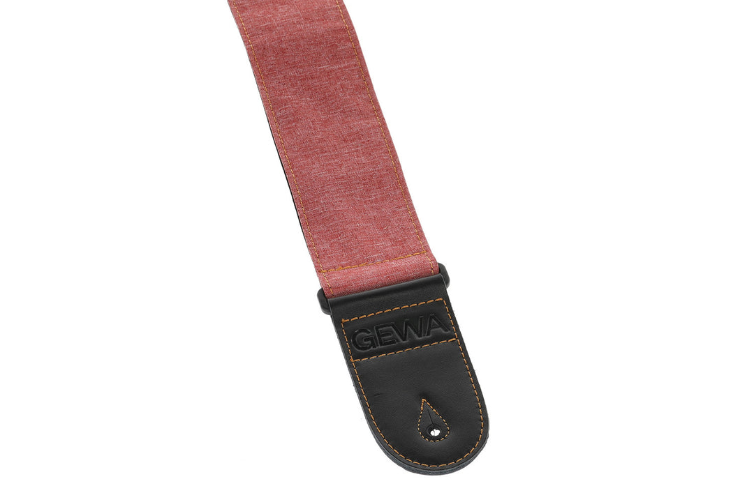 GEWA Correas de Guitarra Nuevos colores - rojo baya (60 mm)