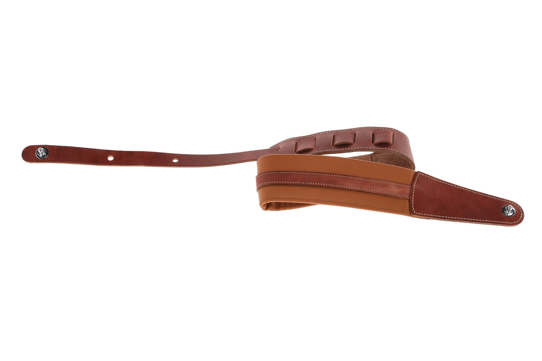 Correas para Guitarras GEWA Prestige 65 acolchadas con cierres de seguridad - dry sand/brown
