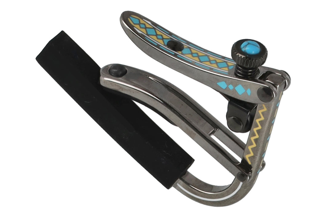Cejuela Shubb Shubb 50th Anniversary Capo Violet Sky C2vs - Guitarra acústica/eléctrica (C1d)
