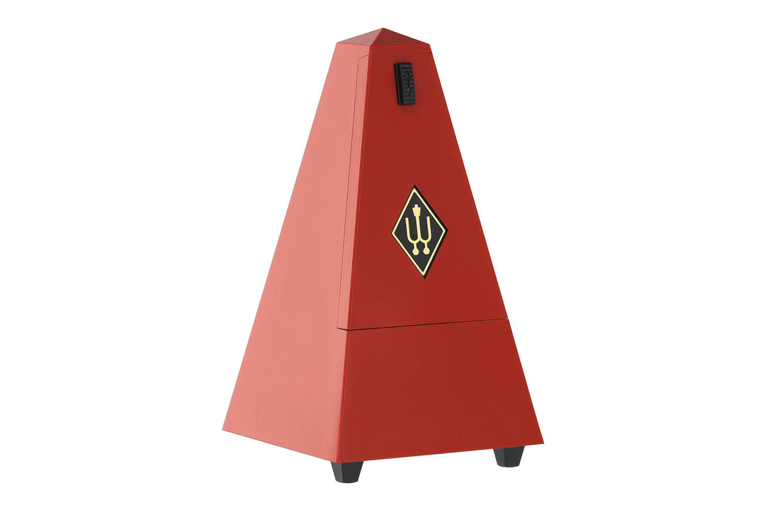 Wittner Metrónomo con forma de pirámide - Rojo oscuro mate 855201