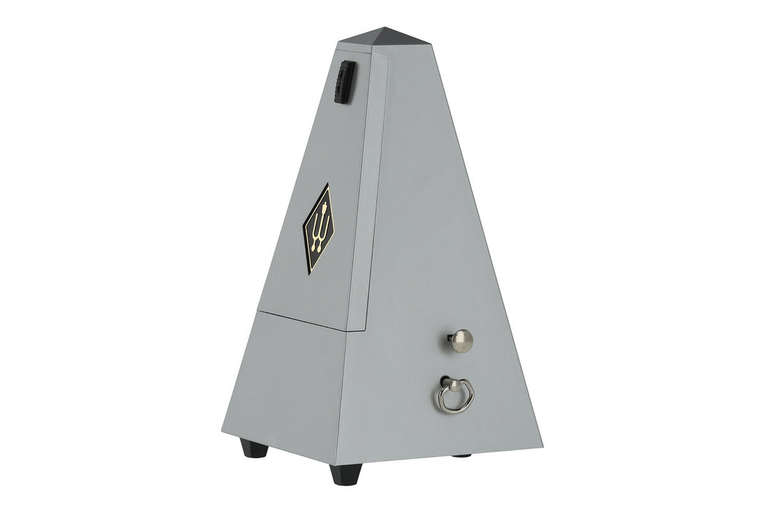 Wittner Metronome con forma de pirámide - Siver matt bright 855202