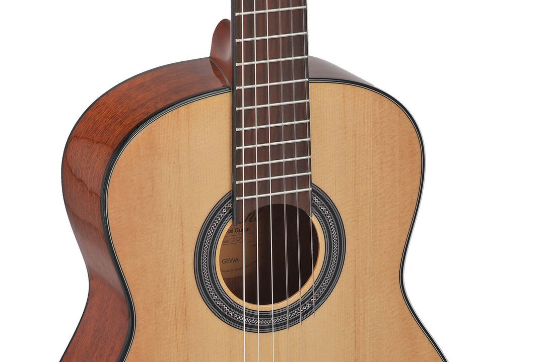 GEWA guitarra clásica Student Natural - tamaño 1/2 natural