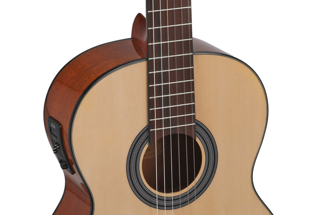 GEWA Guitarra eléctrica acústica clásica Student - Guitarra eléctrica acústica natural