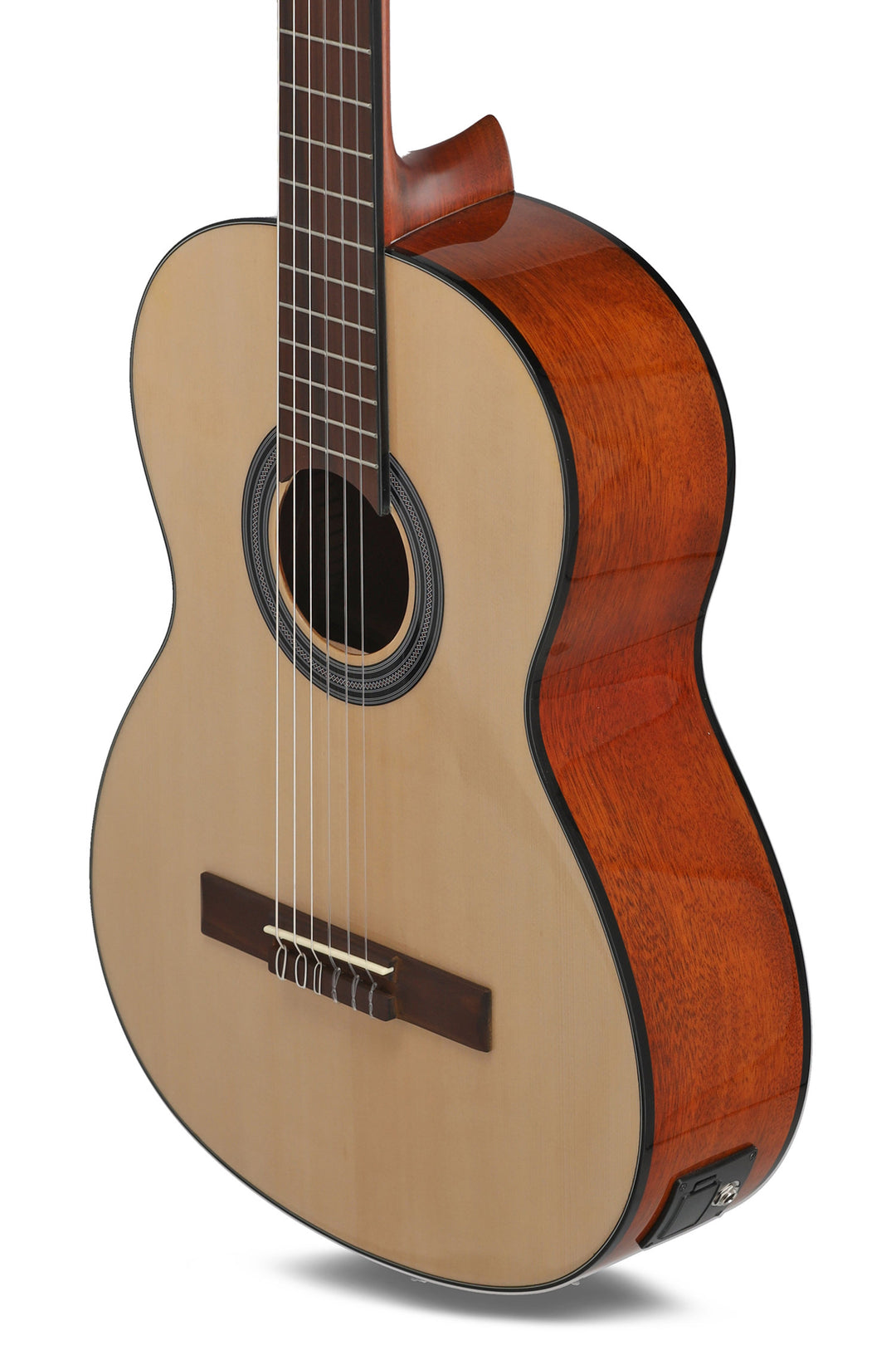 GEWA Guitarra eléctrica acústica clásica Student - Guitarra eléctrica acústica natural