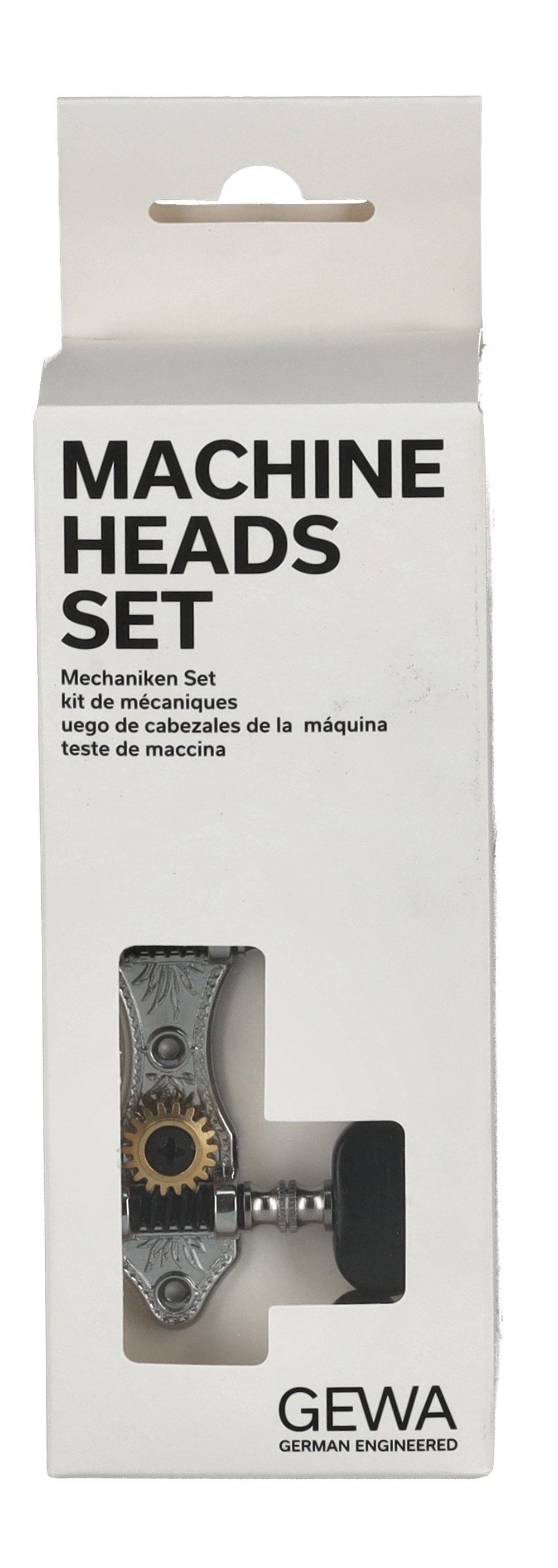GEWA mecanismo de afinación para guitarras clásicas, cromado