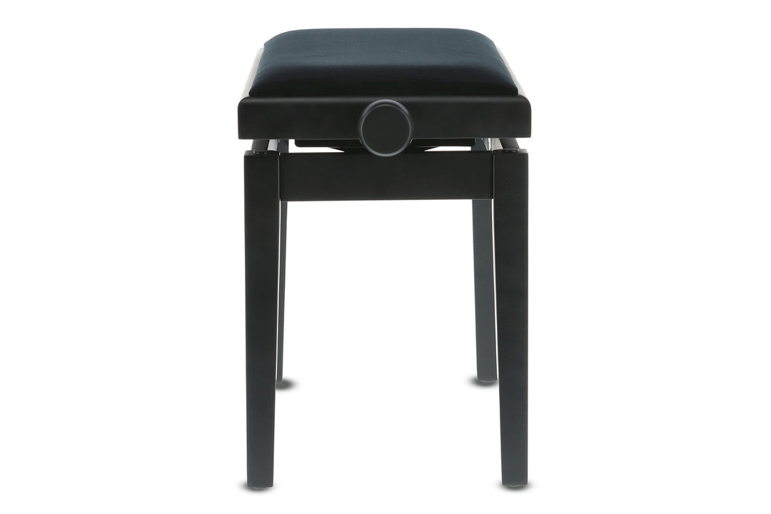 GEWA Banco de piano Deluxe - Black mate (asiento Black)