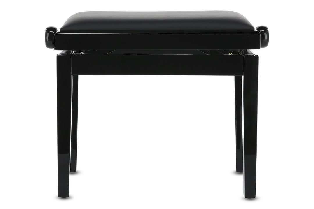Banqueta de piano GEWA Piano bench Deluxe Vinyl - Black highgloss (Seat black)