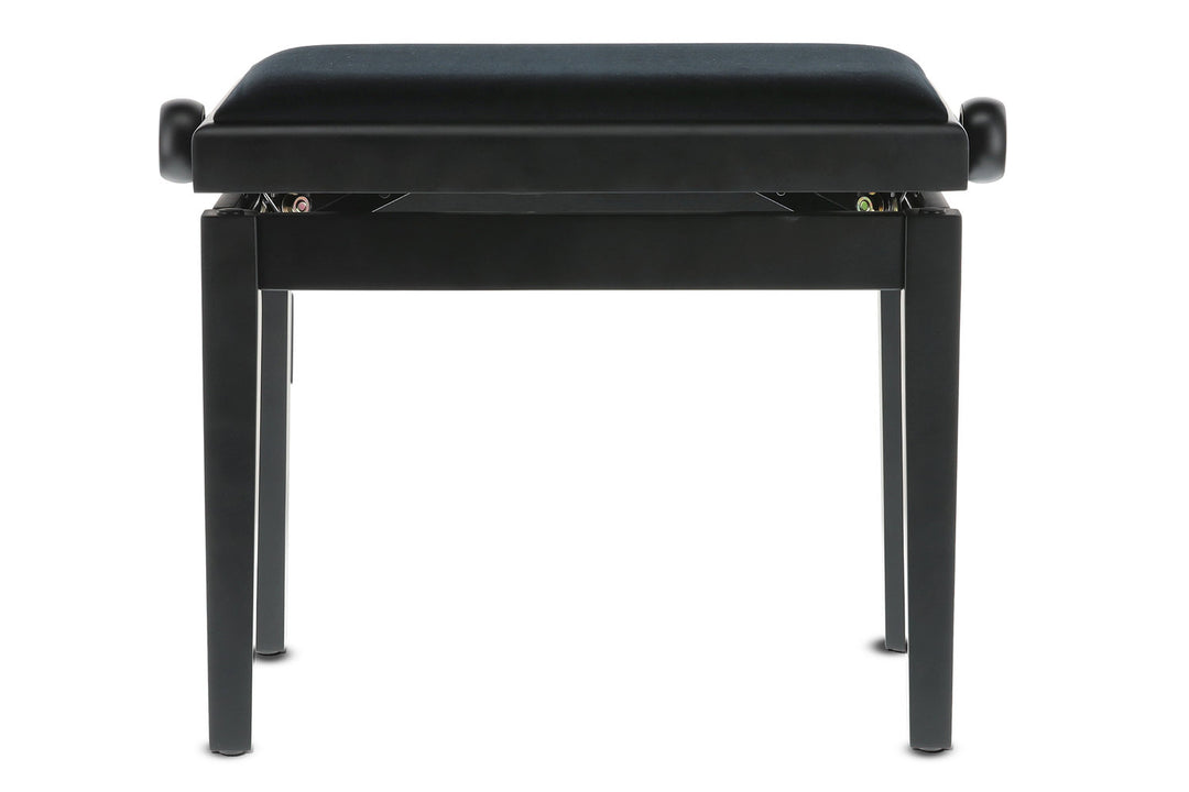 GEWA Banco de piano Deluxe - Black mate (asiento Black)