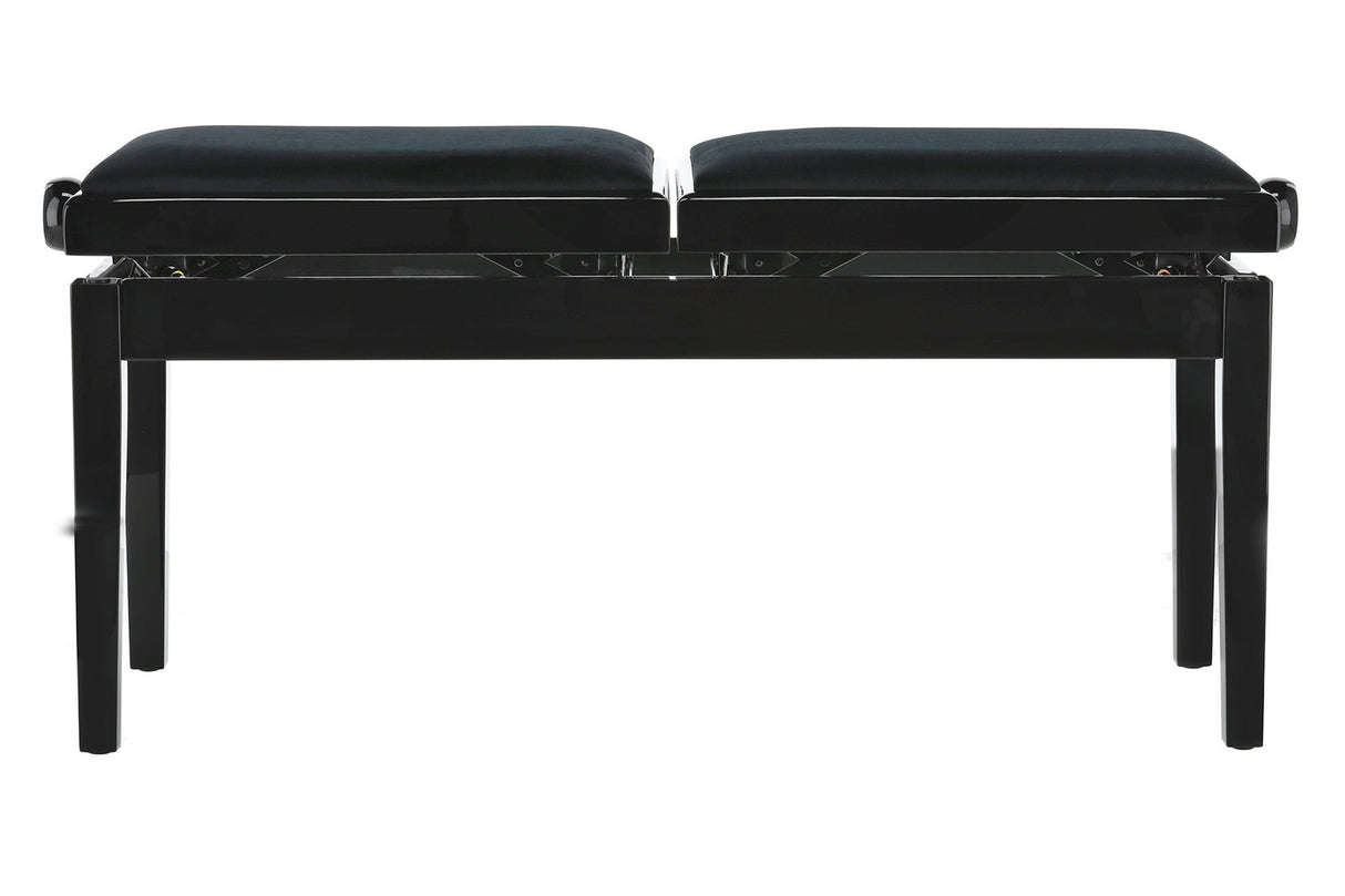 GEWA Piano bench Deluxe Double - Black highgloss