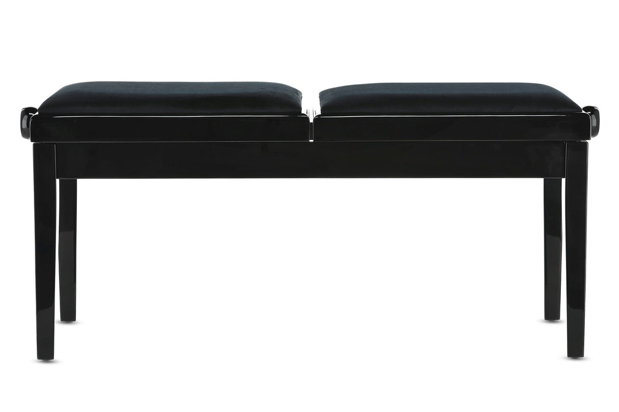 GEWA Piano bench Deluxe Double - Black highgloss