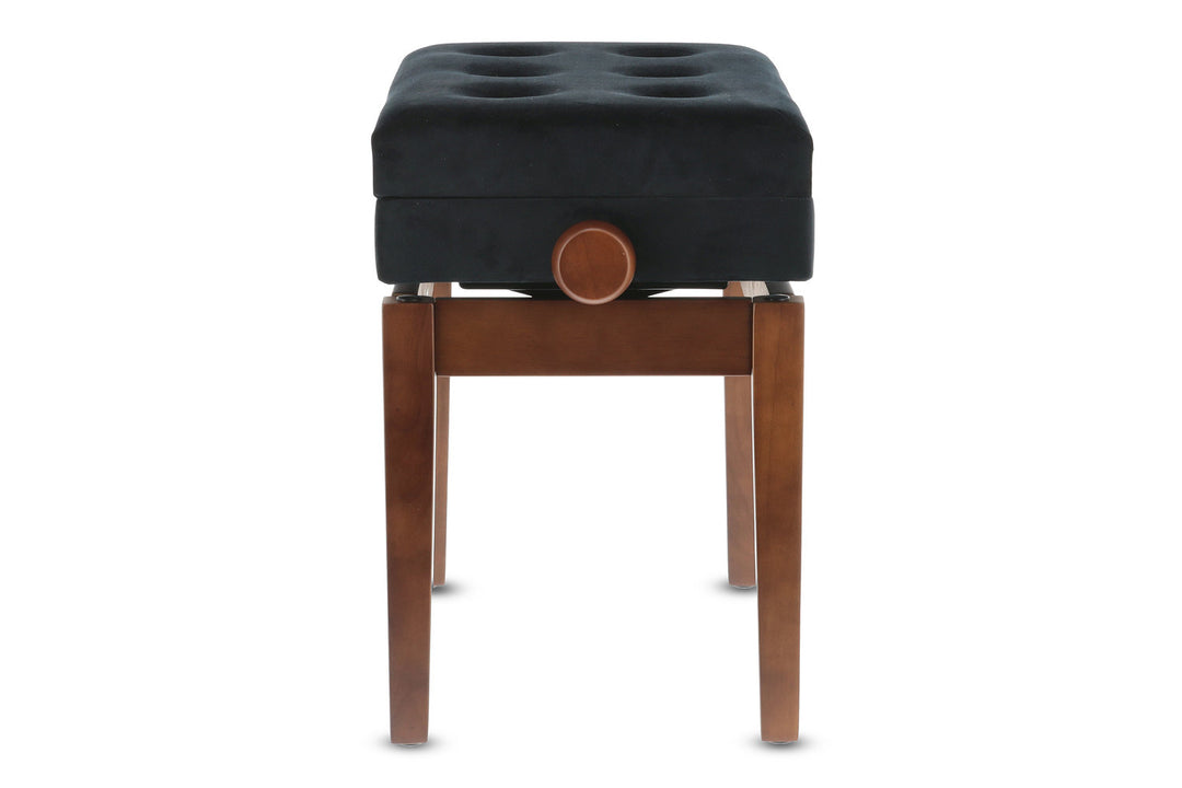 GEWA Banco de piano Deluxe con compartimento - Walnut matt