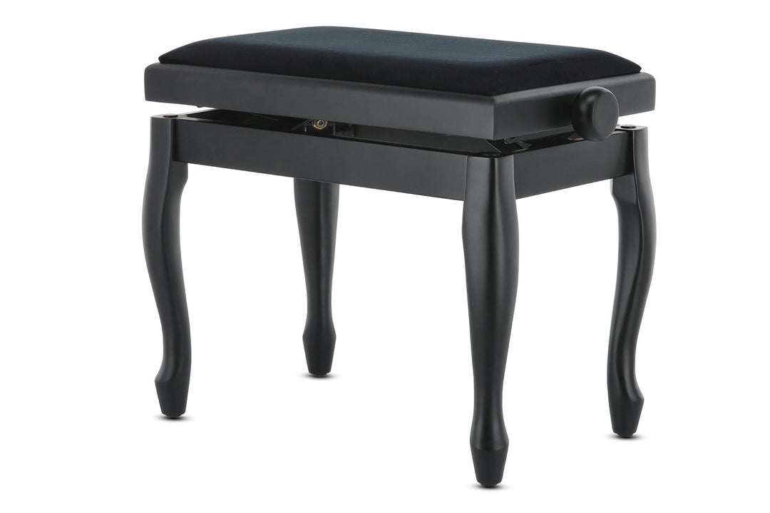 Banco de piano GEWA Deluxe Classic - Black mate