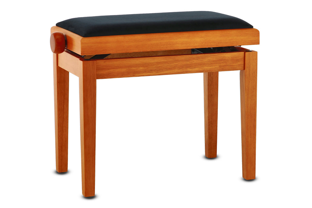 GEWA banco de piano Deluxe - arce mate (asiento negro)