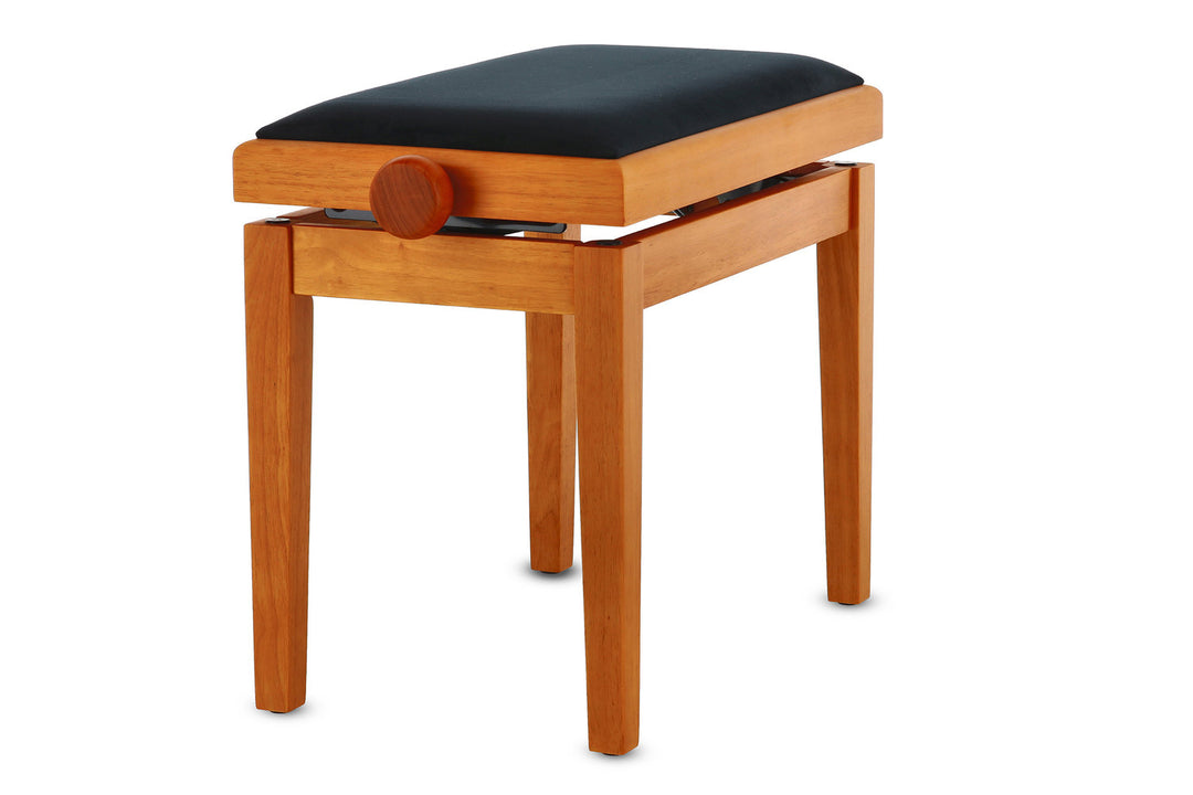 GEWA banco de piano Deluxe - arce mate (asiento negro)