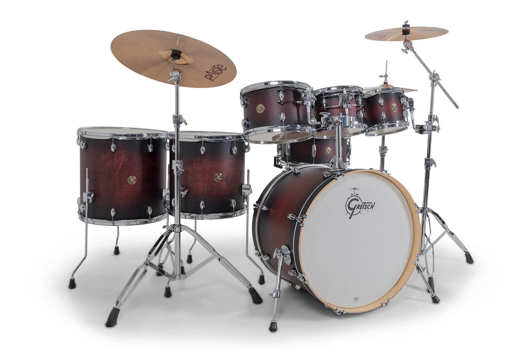 set de cascos Gretsch Catalina Maple - Satin Deep Cherry Burst (CM2-E627-SDCB)