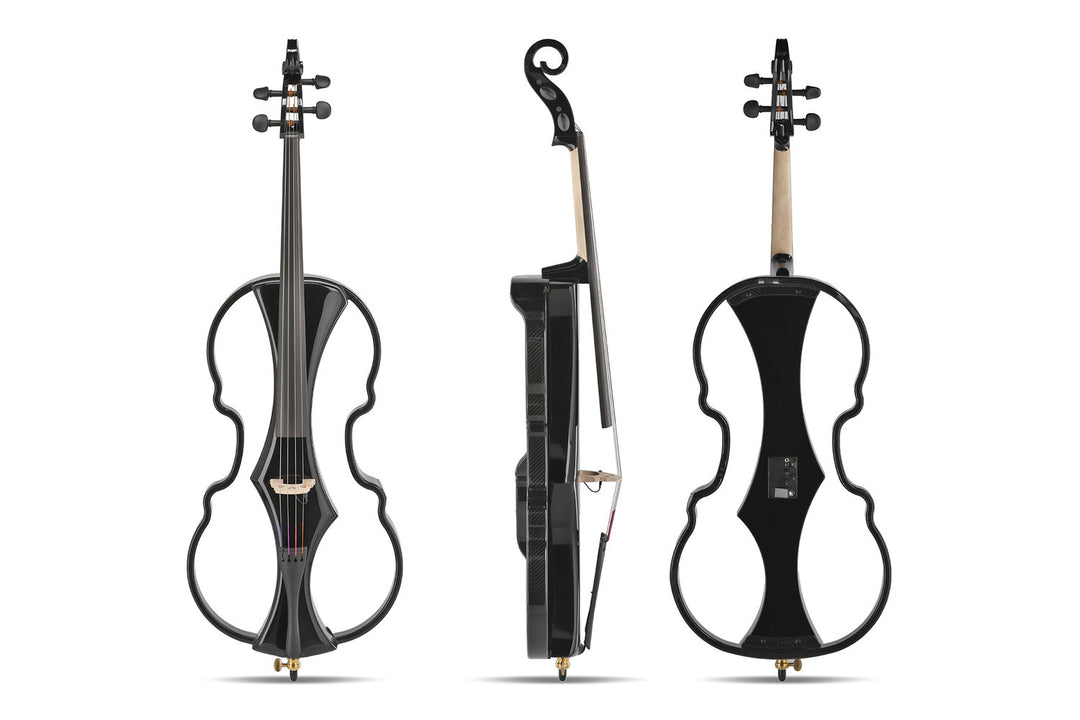 GEWA Violonchelo eléctrico Novita 3.0 - Black brillante (4/4)