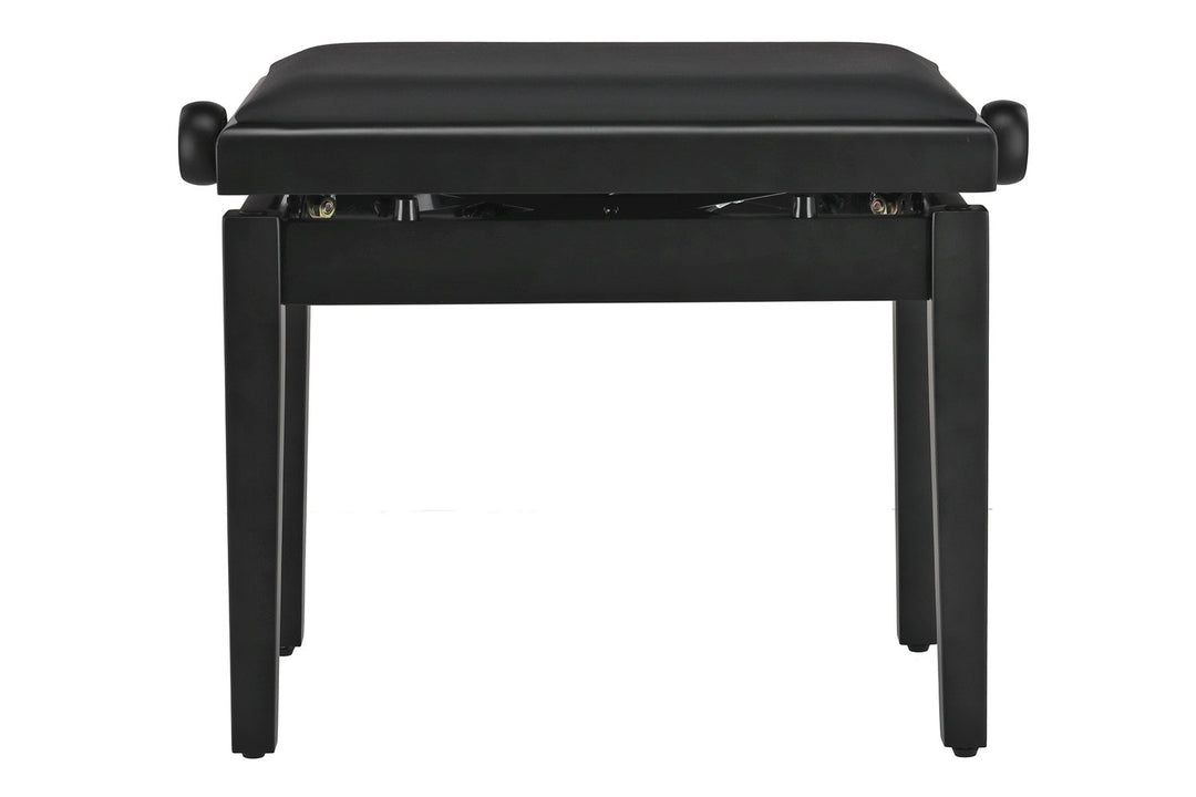 GEWA Banco de piano Deluxe Autolift Vinyl - Black matt (Seat black)