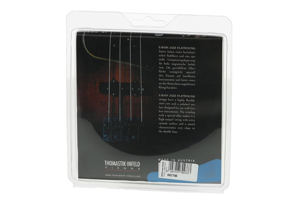 Thomastik-Infeld cuerdas para bajo eléctrico Jazz Bass entorchado plano - Juego 5 cuerdas super largo (JF365)