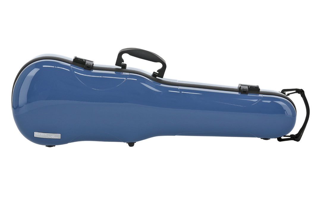 Estuches de Violines moldeados GEWA Air 1.7 - Blue highgloss (con asa lateral)