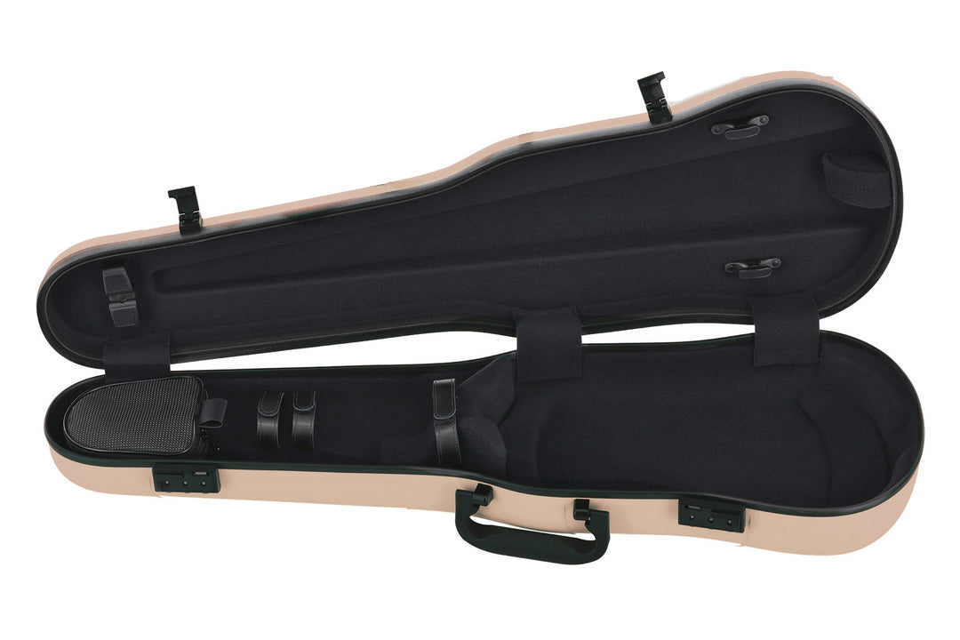 GEWA Estuches de violín moldeados Form Air 1.7 - Beige de alto brillo