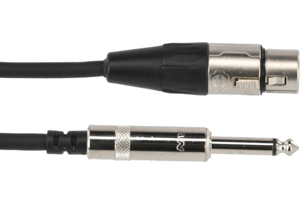 GEWA Pro Line cable de micrófono 9 m, XLR hembra a jack mono