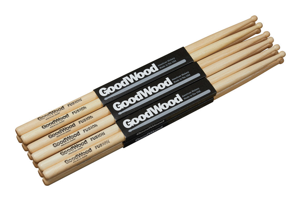 Vater Goodwood Fusion trommestikker, hickory 2. sortering, træspids