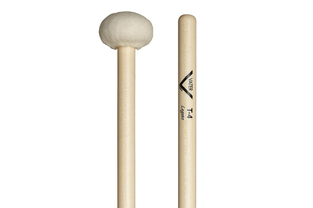Vater Timpani Mallet T4 mazas para timbal, fieltro blando, mango recto
