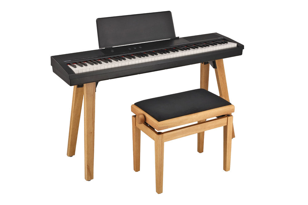 GEWA stativ til Portable Piano PP-2 og PP-3, træben i mat eg