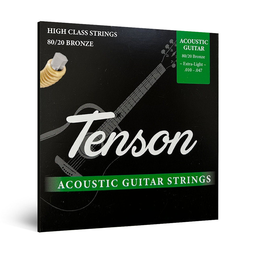 Tenson Bronze 80/20 cuerdas western .010-.047, Extra Light