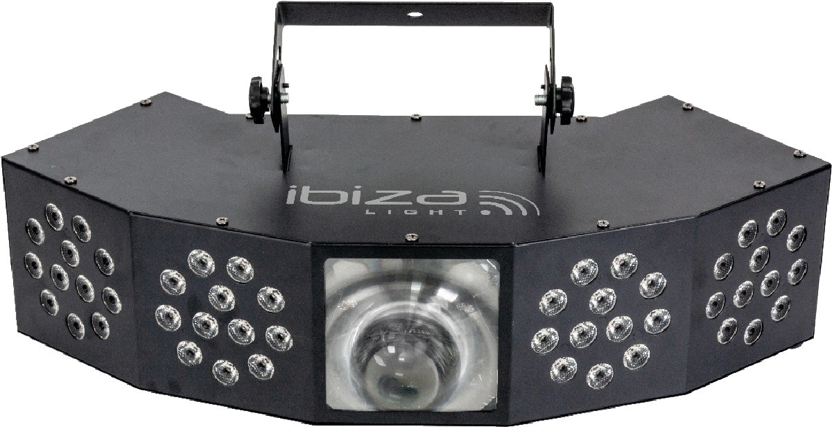 Ibiza Starwash 3-en-1 Luz de discoteca con DMX