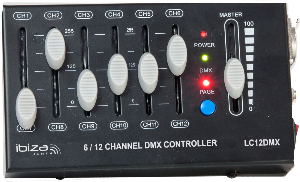 Ibiza 12-channel DMX controller