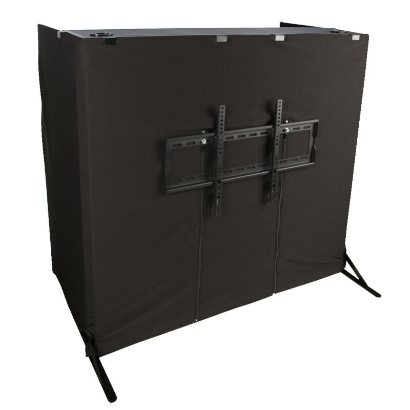 Soporte de mesa para DJ con soporte para TV