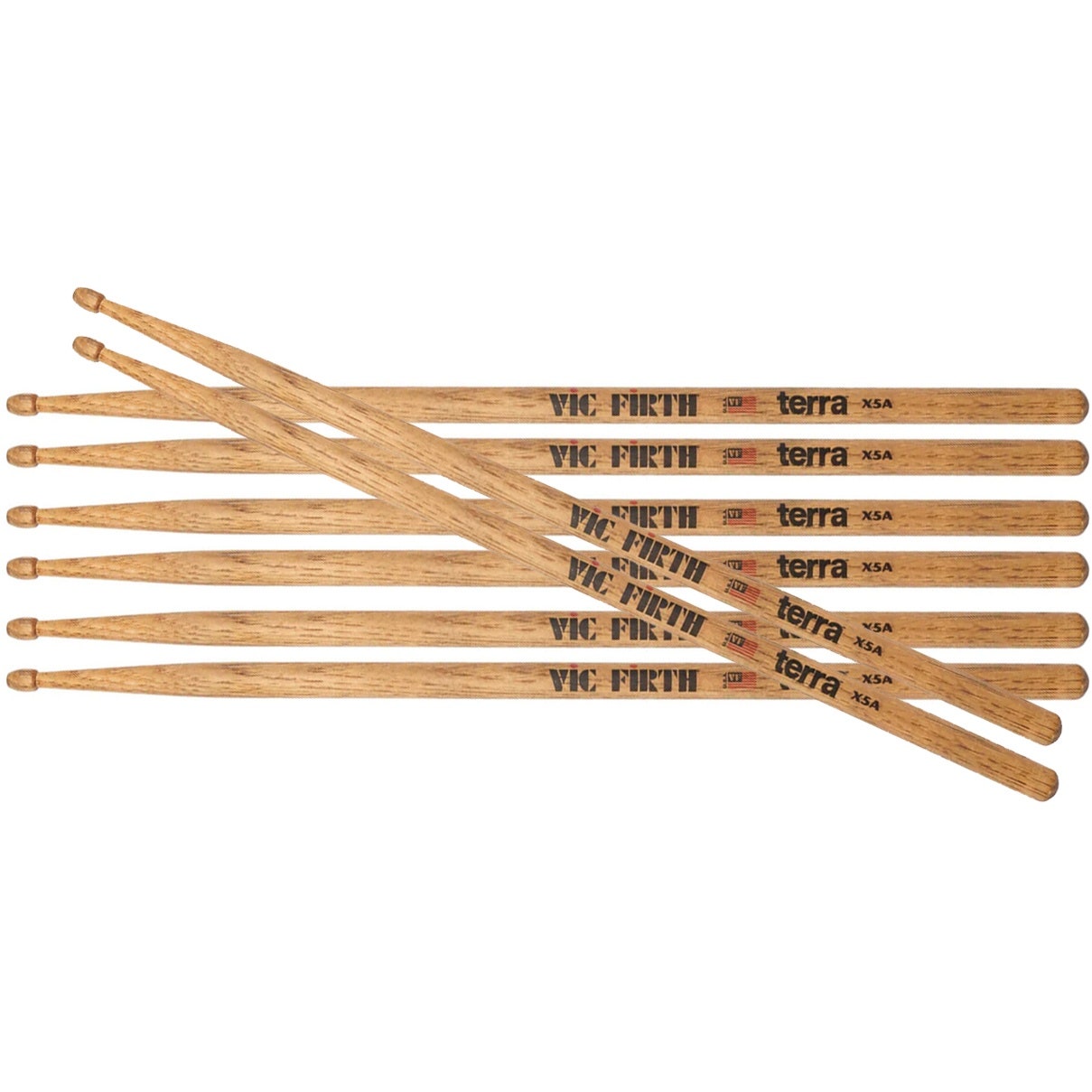 Vic Firth X5AT Terra Series Extreme 5A Value Pack
