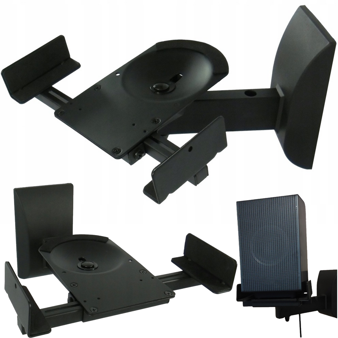 Soportes de pared para altavoces, juego de 2 unidades (25kg)