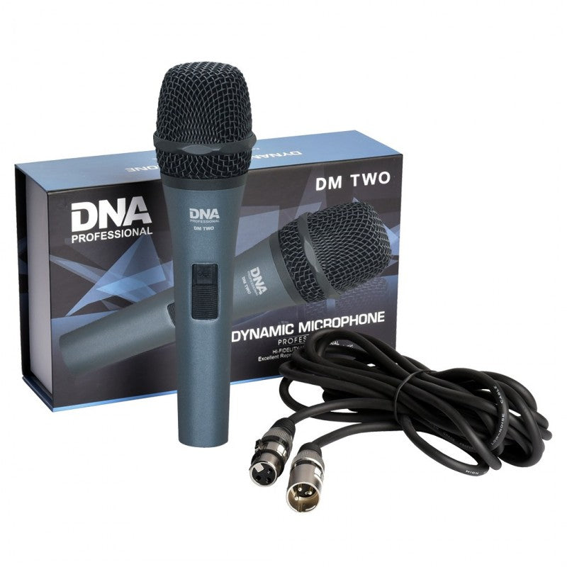 DNA DM TWO Micrófono vocal dinámico con cable XLR de 5 m