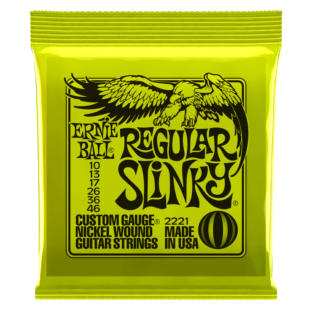 Ernie Ball Slinky Nickel Wound Cuerdas de Guitarra (El-Guitar)