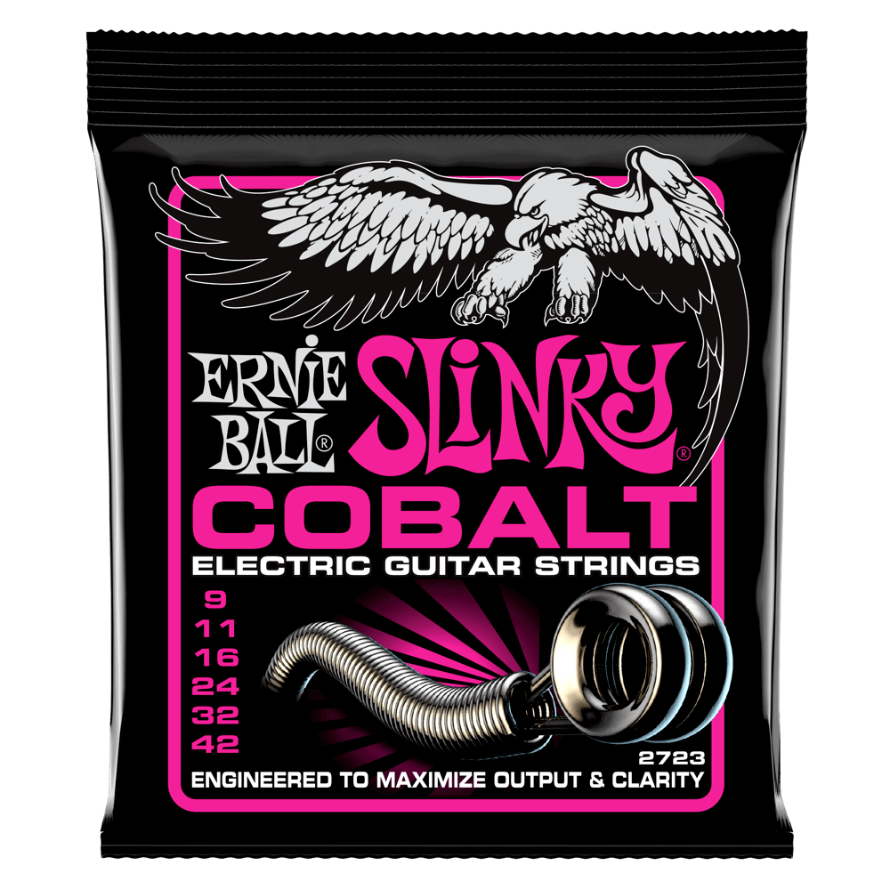 Ernie Ball Slinky Cobalt Guitar Strings, Electric Guitar
