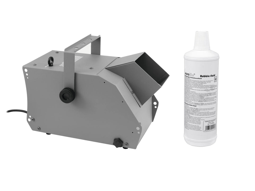 EUROLITE Set BW-100 Máquina de burbujas + líquido para burbujas 1l