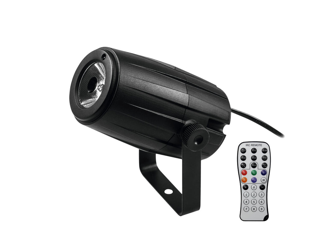 EUROLITE Bola de espejos 20cm con motor + LED PST-5 QCL Spot bk
