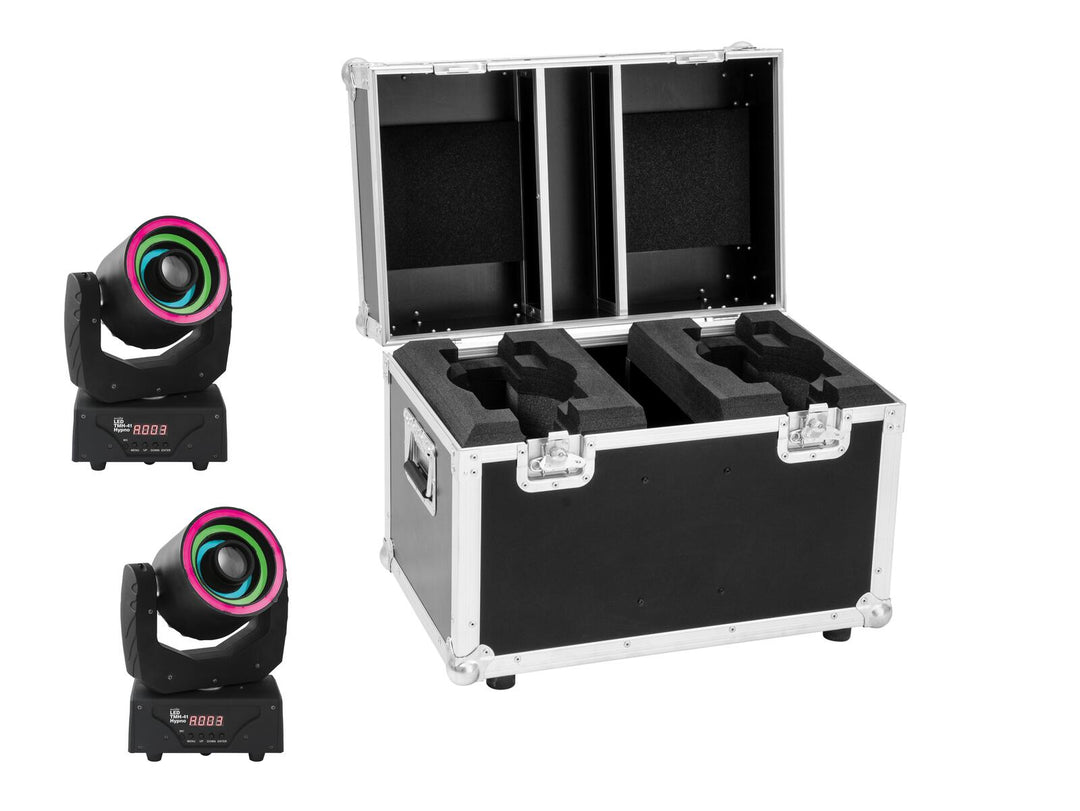 EUROLITE Set LED TMH-41 Hypno Cabezas Móviles Spot + Case