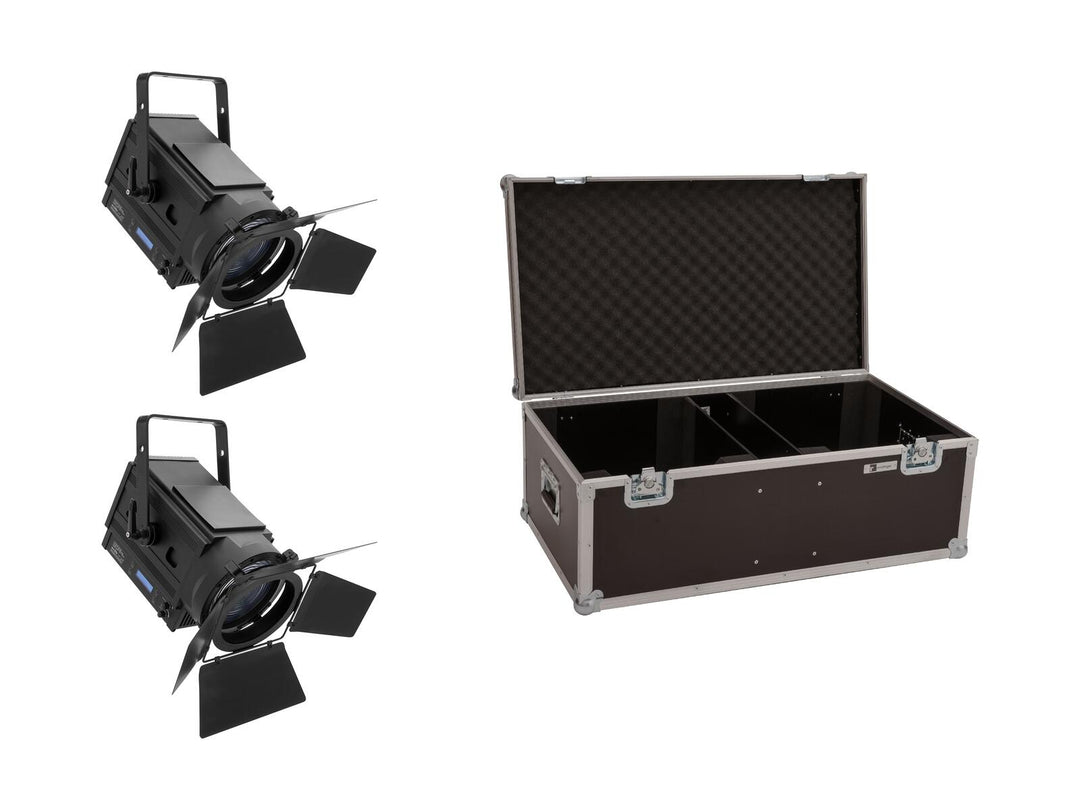 EUROLITE Juego 2x LED THA-150F + case