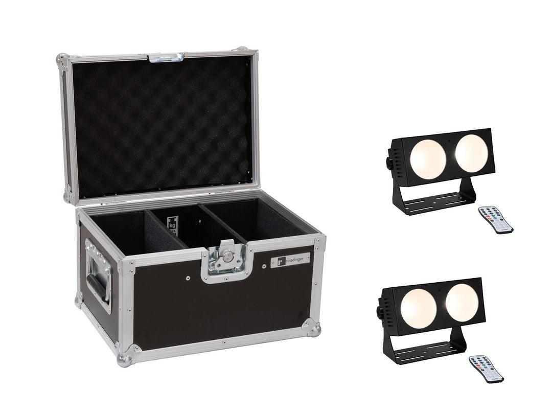 EUROLITE Set 2x LED CBB-2 COB WW Barra + Estuche