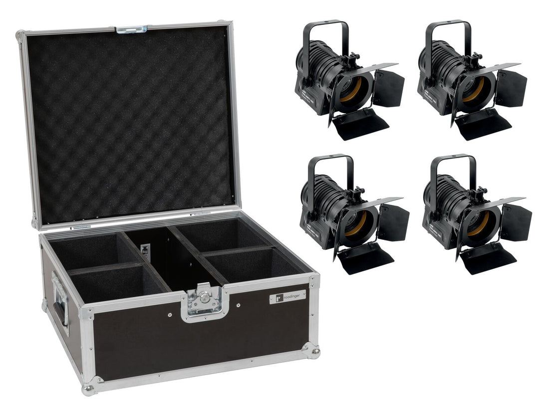 EUROLITE Set 4x LED THA-20PC TRC foco teatral bk + Case