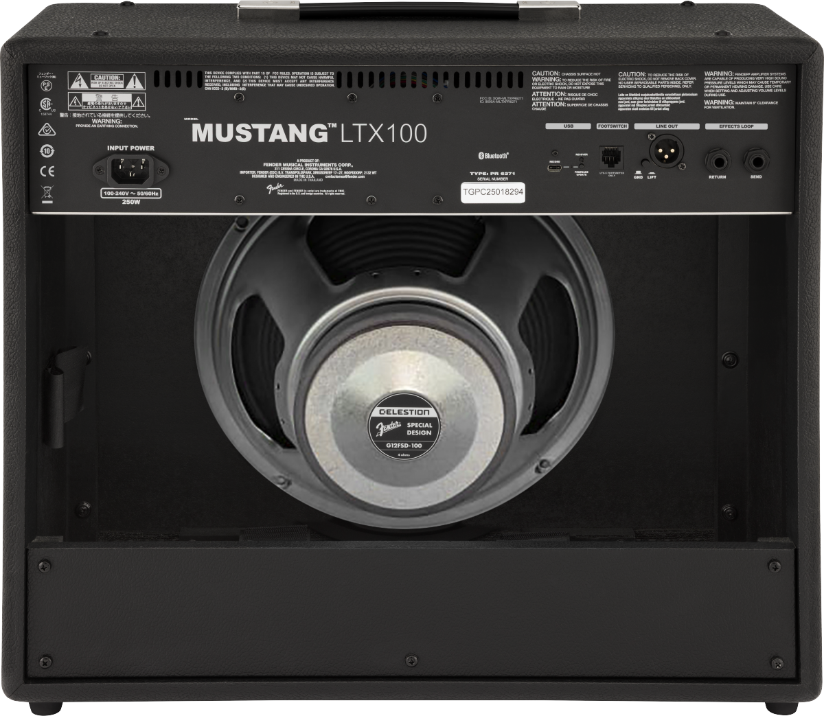 Fender Mustang LTX100 Amplificador de guitarra