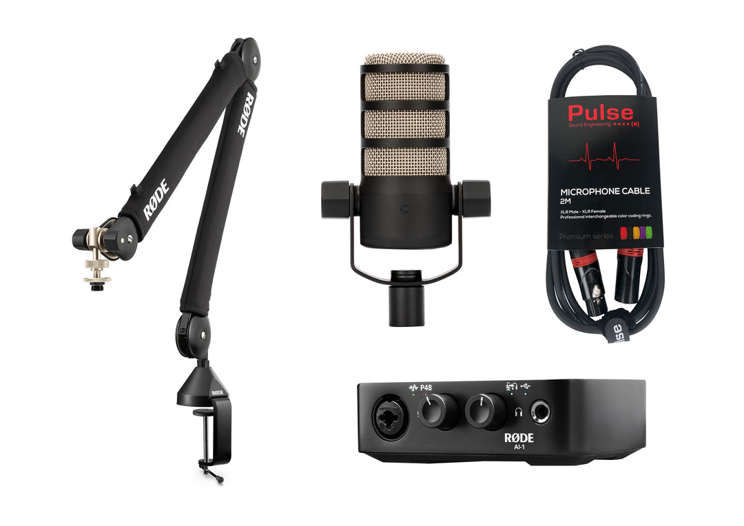 RØDE PodMic Gamer & Streamer Paquete de inicio