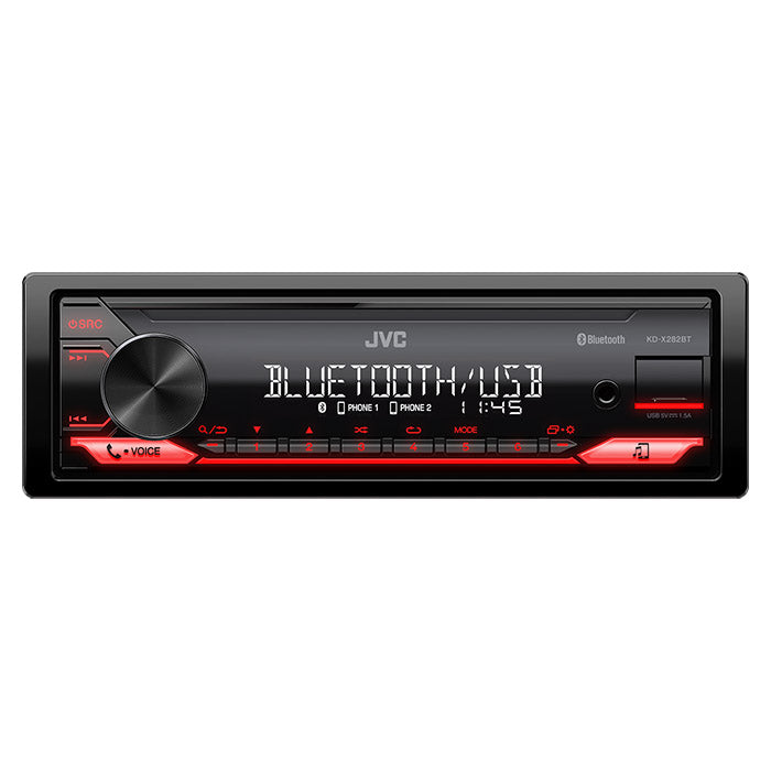 JVC KD-X282BT sintonizador RDS sin unidad 100 mm de profundidad