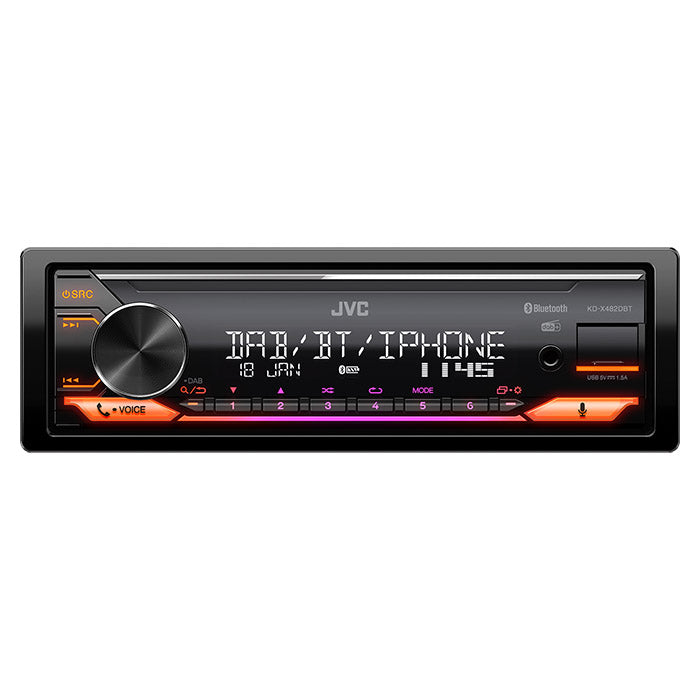 JVC KD-X482DBT Radio para coche con RDS DAB+ y Bluetooth