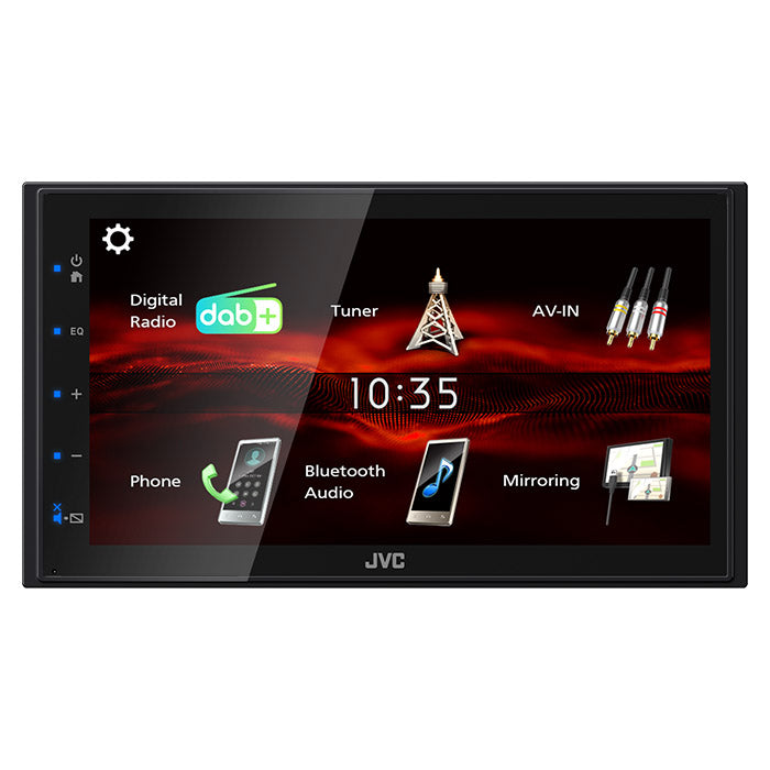 Radio de coche JVC KW-M180DBT 2-DIN BT con DAB+